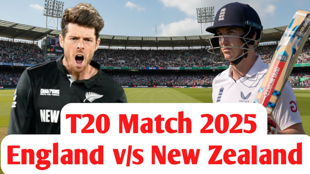 England vs New Zealand T20 Match 2025