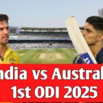 India Vs Australia 1st ODI