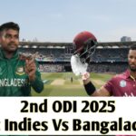West Indies Vs Bangaladesh 2nd ODI