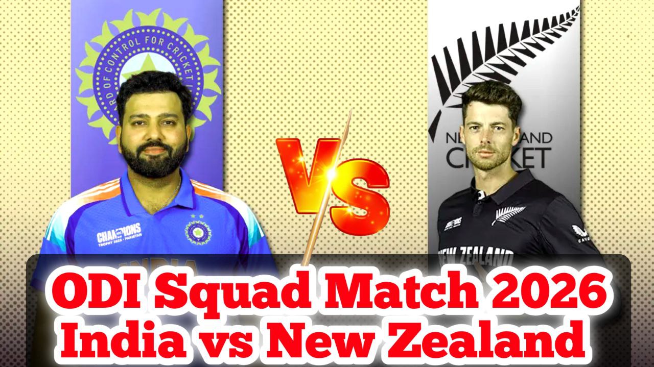India vs New Zealand ODI Squad 2026